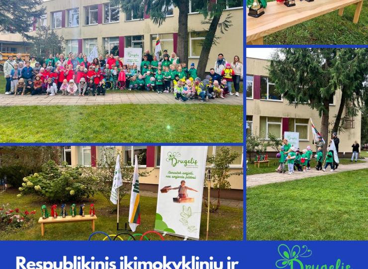 Projektas "Sportuojantis darželinukas" Elektrėnų vaikų lopšelyje-darželyje "Drugelis"